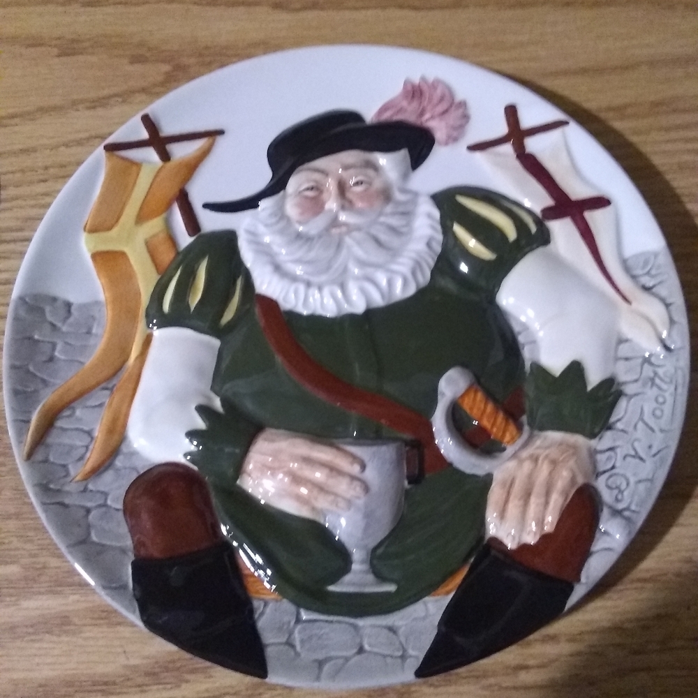 3 Toby plates. English.